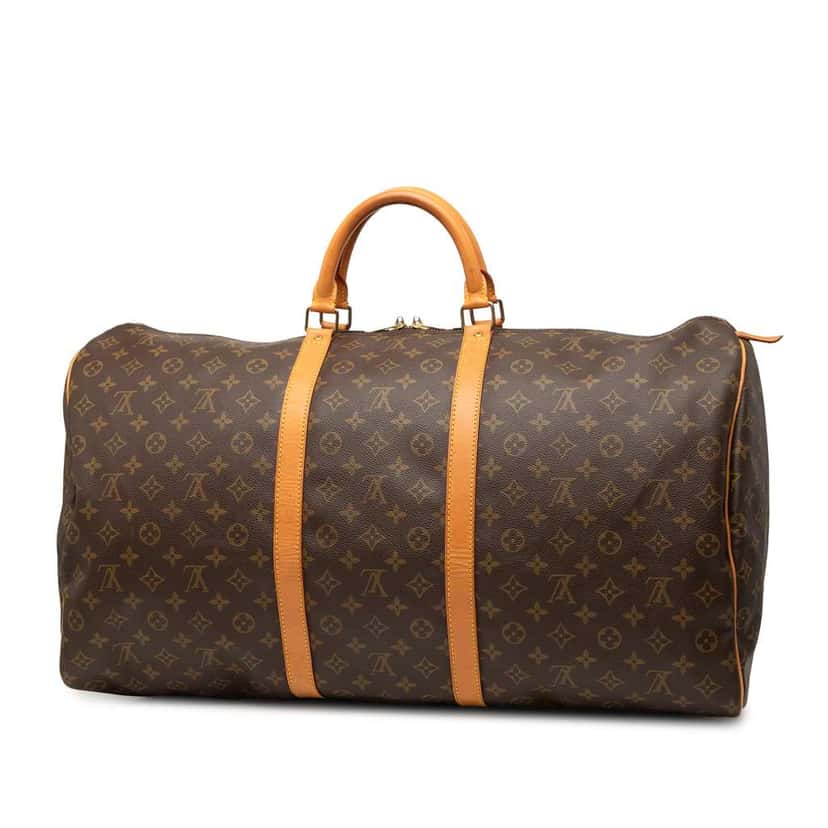 Louis Vuitton Monogram Keepall 60 Brown Very good condition - Back View