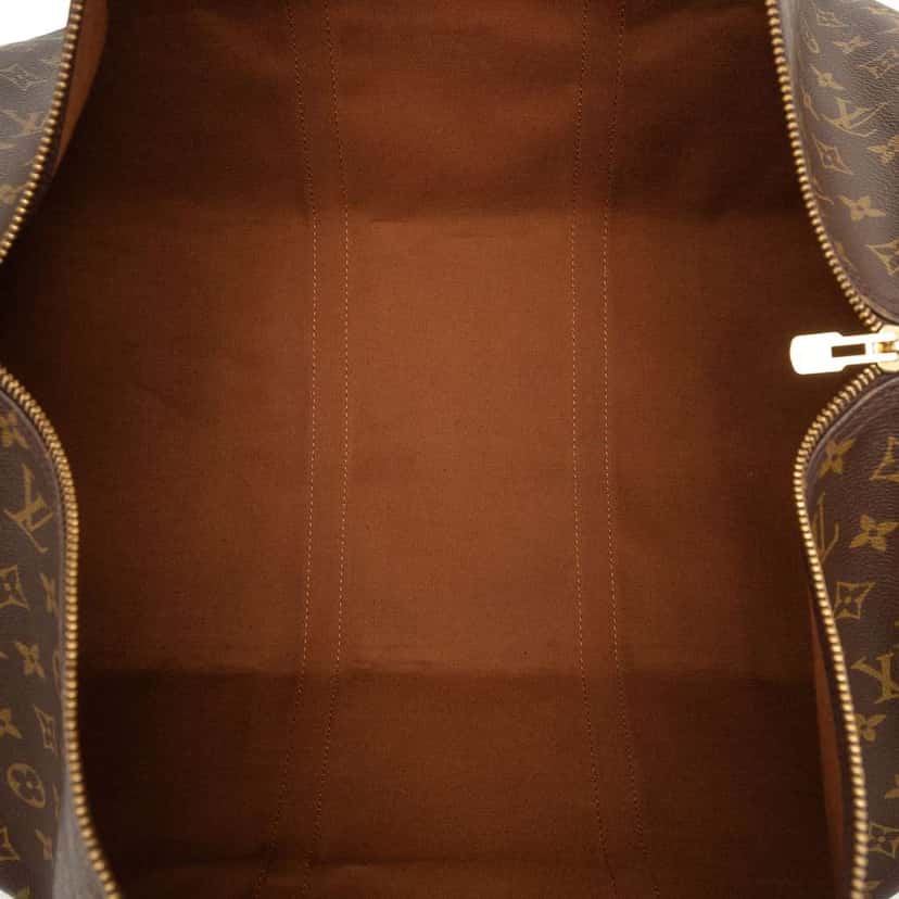 Louis Vuitton Monogram Keepall 60 Brown Very good condition - Model View