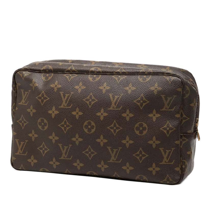 Louis Vuitton Monogram Trousse Toilette 28 Brown Very good condition - Back View
