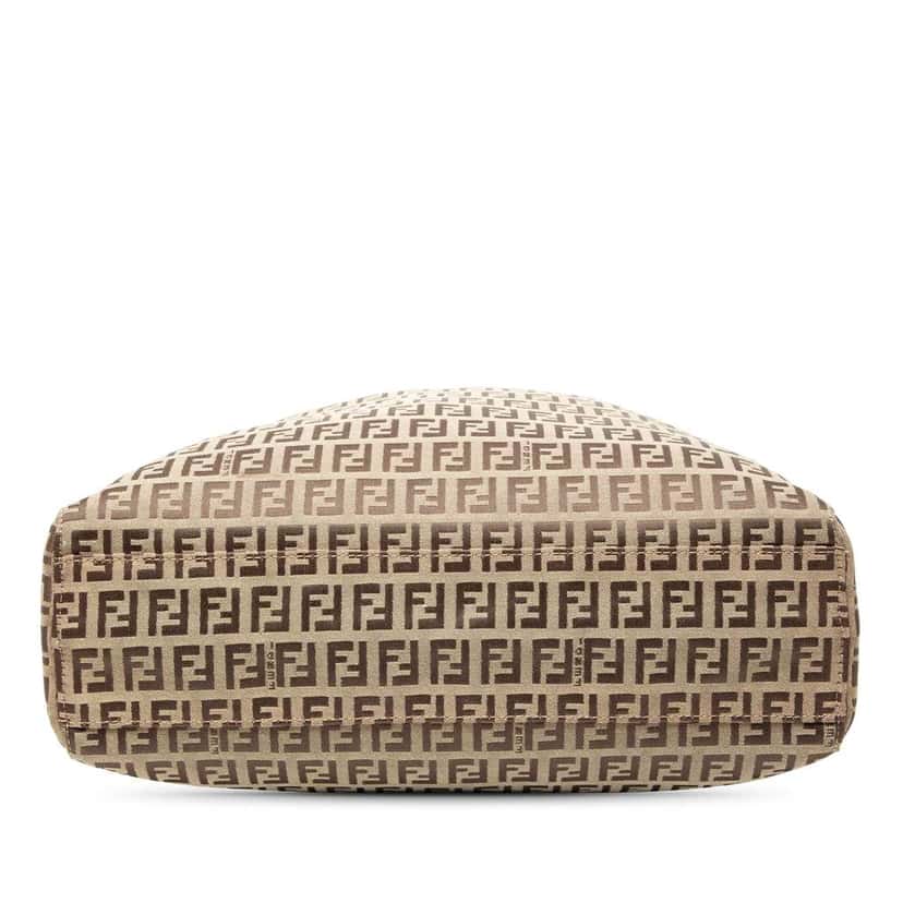 Fendi Zucchino Canvas Tote Brown Canvas Good condition - Inside View