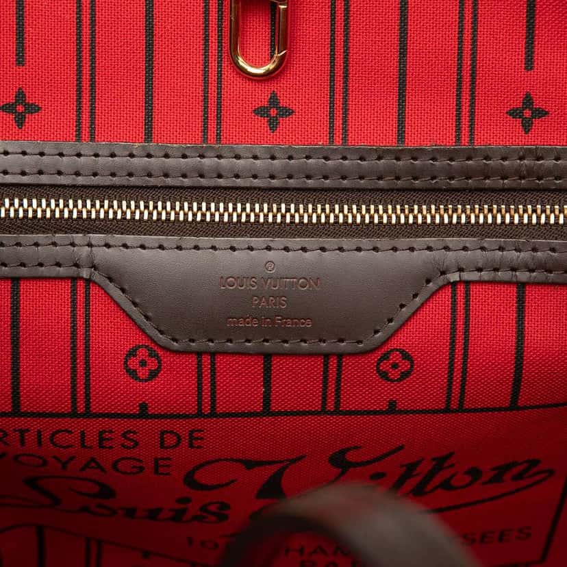 Louis Vuitton Damier Ebene Neverfull MM Brown Very good condition - Box View