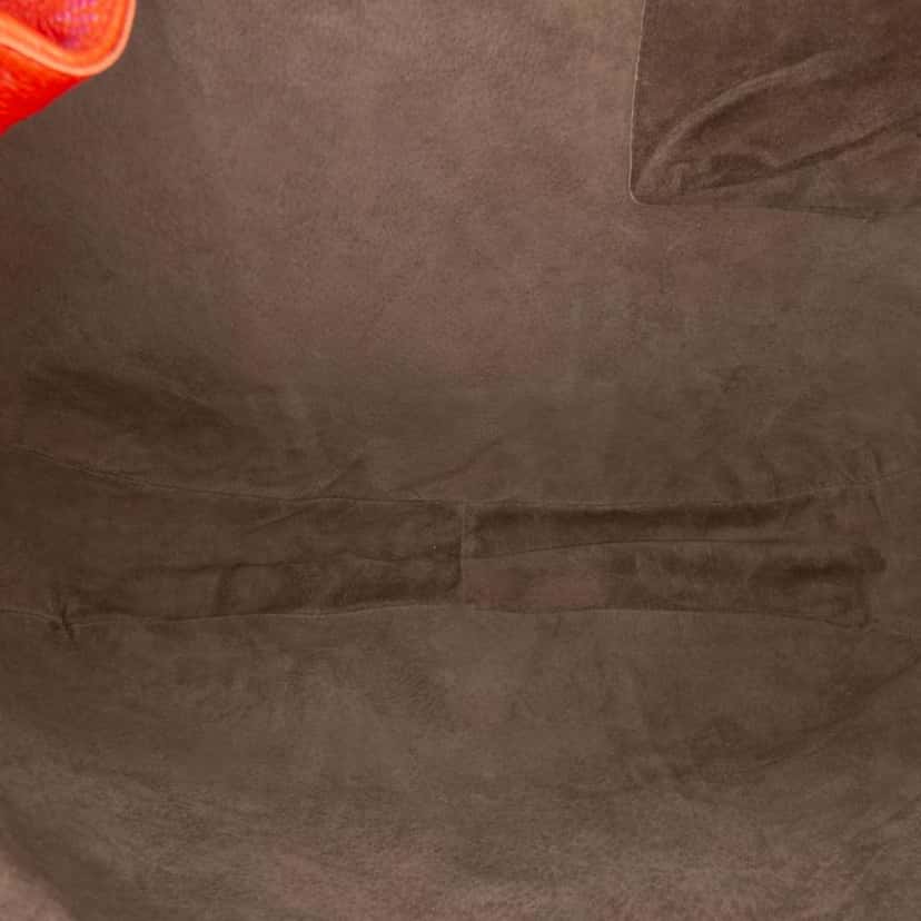 Bottega Veneta Intrecciato Trimmed Leather Hobo Red Leather Good condition - Model View