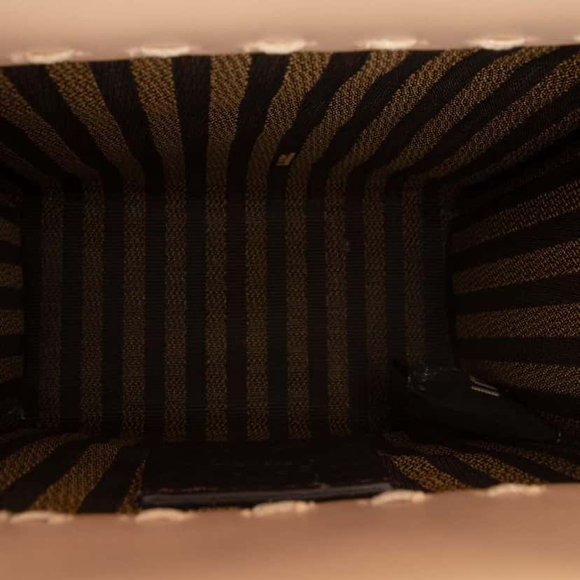 Fendi Mini Leather Sunshine Shopper Tote Pink Leather Very good condition - Model View
