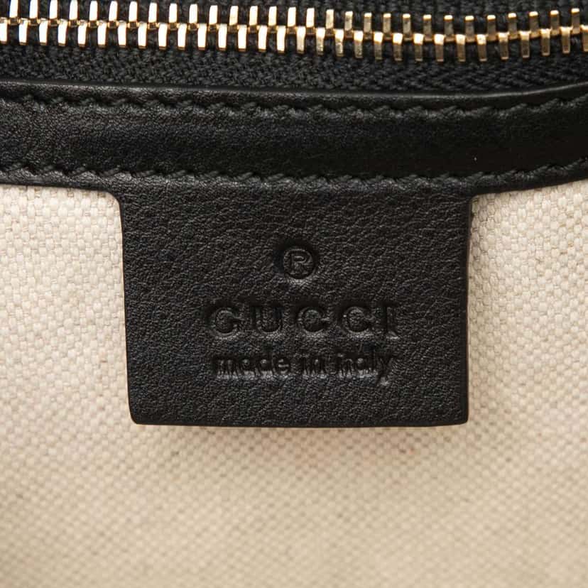 Gucci Patent Microguccissima Nice Tote Black Leather Good condition - Box View