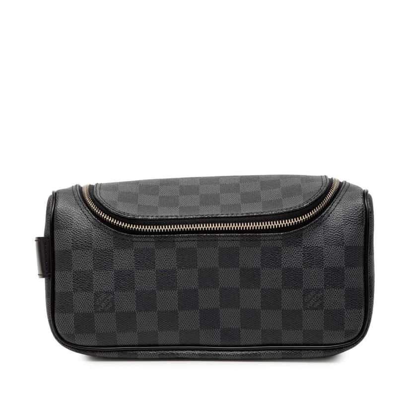 Louis Vuitton Damier Graphite Toiletry Pouch Black Very good condition - Front View