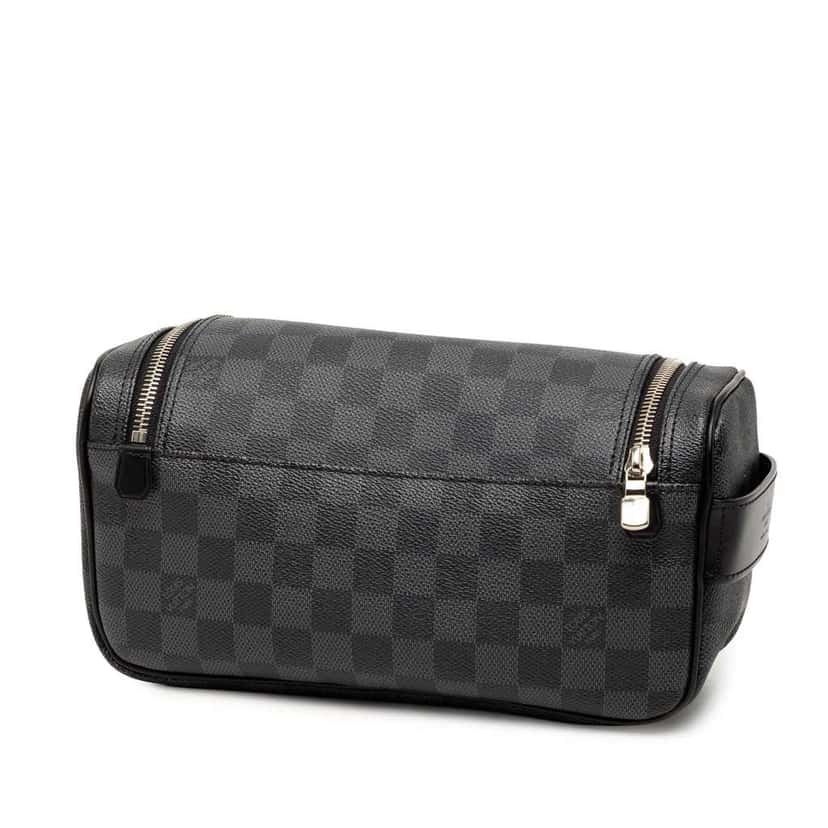 Louis Vuitton Damier Graphite Toiletry Pouch Black Very good condition - Back View