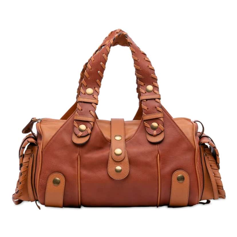 Chloé Leather Silverado Shoulder Bag Brown Leather Good condition - Front View