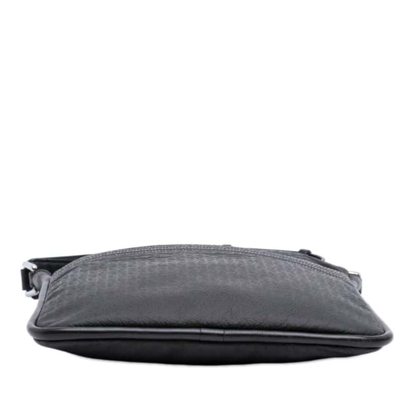 Loewe Embossed Anagram Coated Canvas Repeat Crossbody Black Canvas Very good condition - Inside View