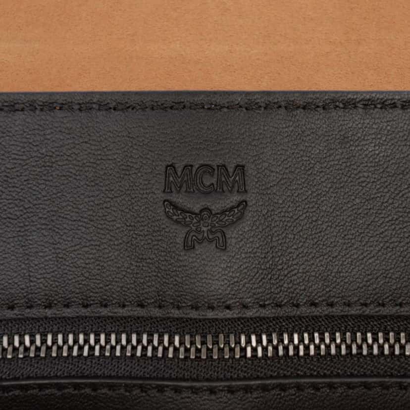 Mcm Visetos Coated Canvas Messenger Bag Brown Canvas Good condition - Box View