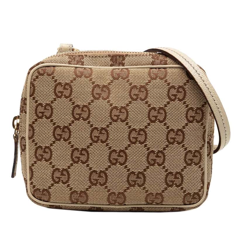 Gucci GG Canvas Crossbody Brown Canvas Good condition - Front View
