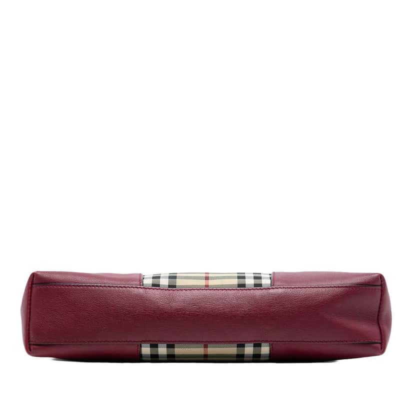 Burberry Haymarket Check Coated Canvas Chichester Crossbody Brown Canvas Very good condition - Inside View