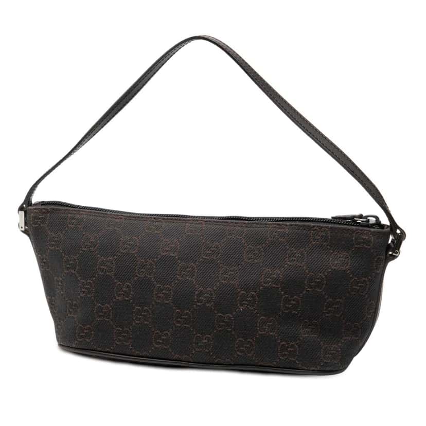 Gucci GG Denim Boat Brown Denim Good condition - Back View