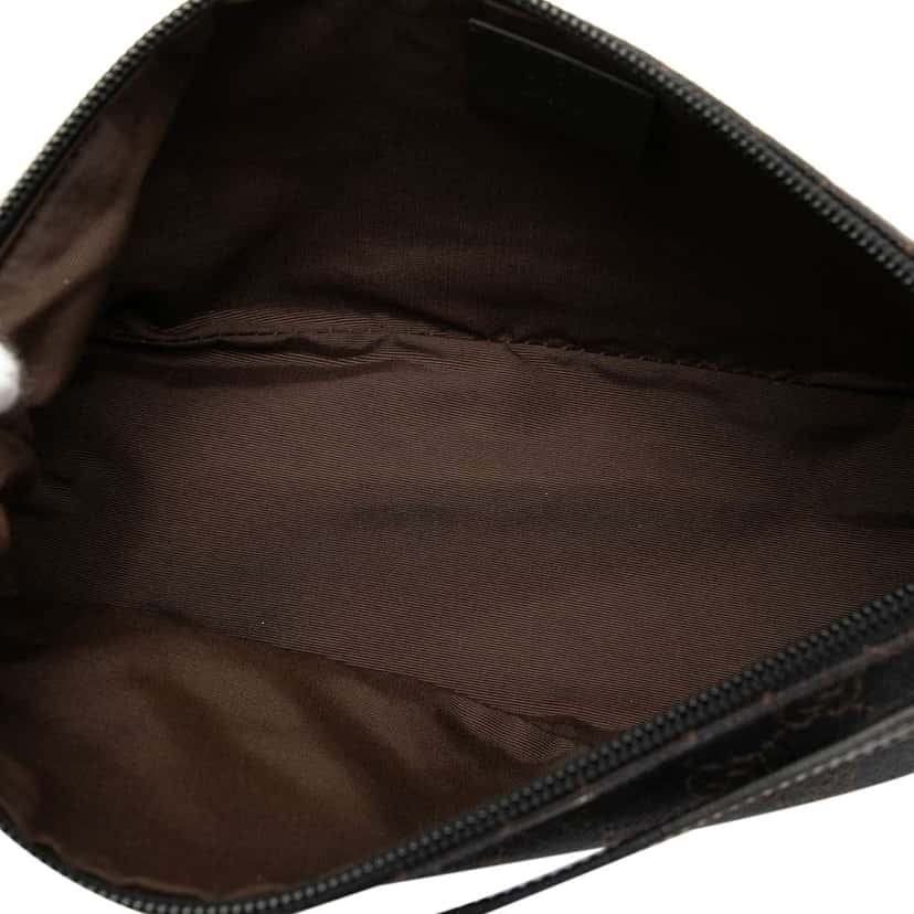Gucci GG Denim Boat Brown Denim Good condition - Model View