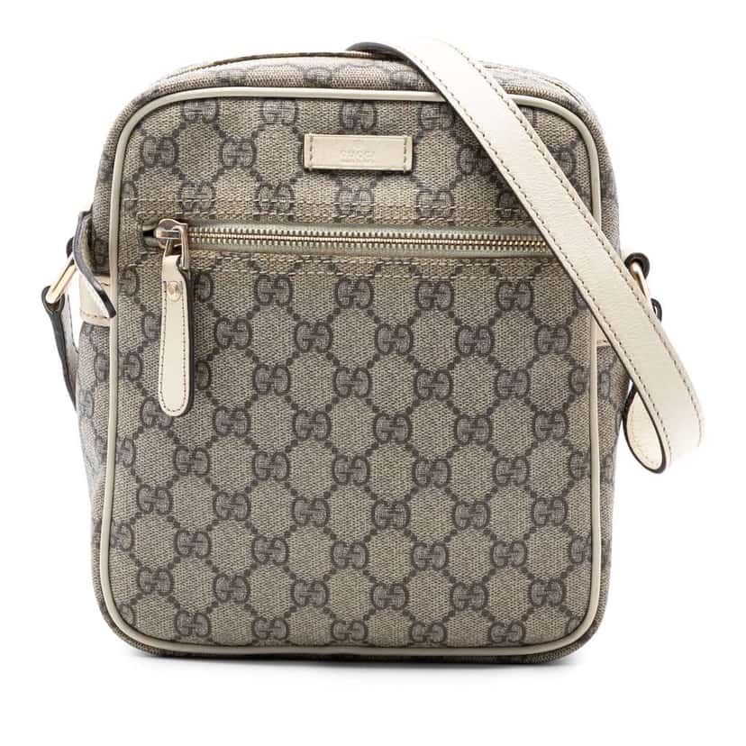 Gucci GG Supreme Crossbody Brown Canvas Good condition - Front View