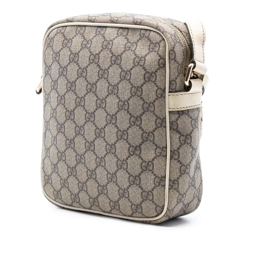 Gucci GG Supreme Crossbody Brown Canvas Good condition - Back View