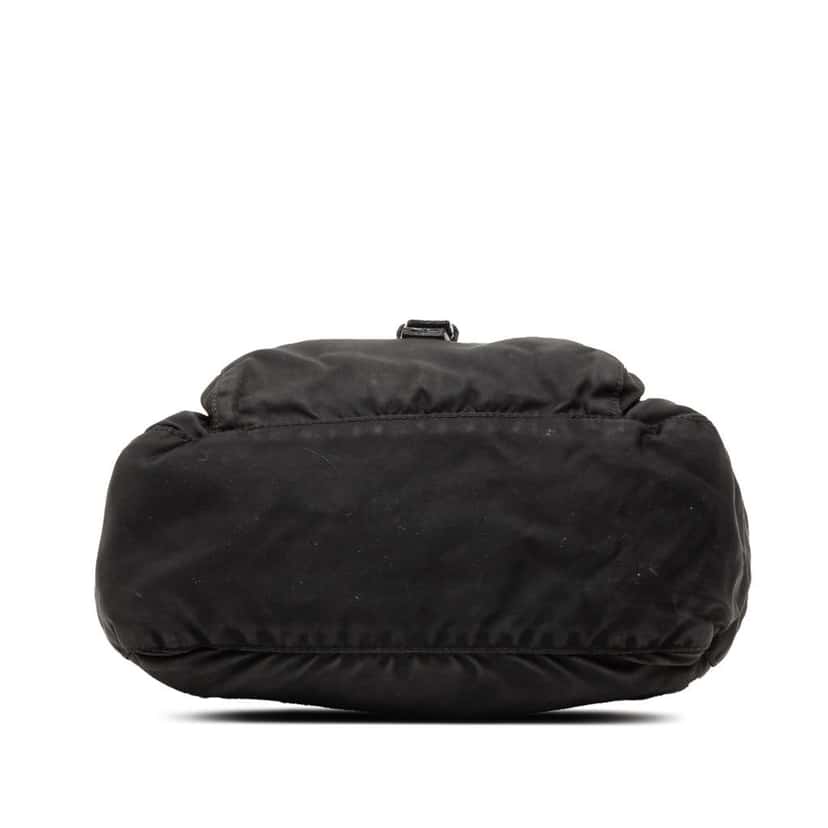 Prada Tessuto Zip Buckle Messenger Bag Black Good condition - Inside View