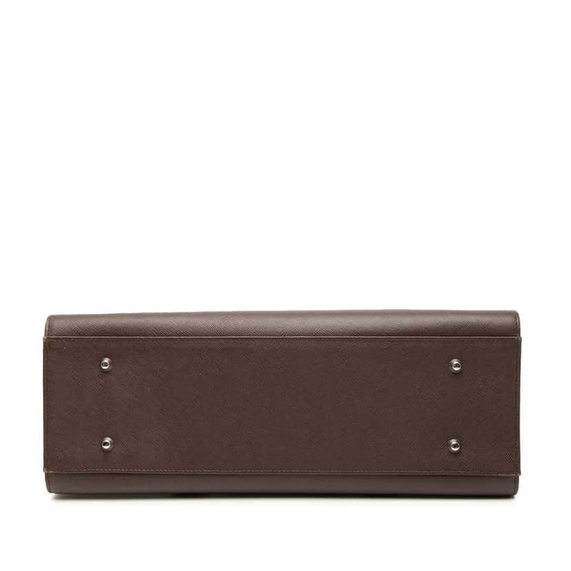 Burberry Leather Handbag Brown Leather Good condition - Inside View