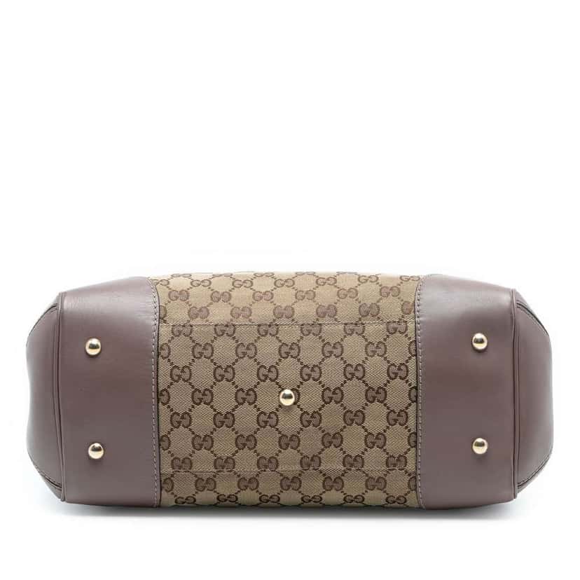 Gucci GG Canvas Mayfair Tote Brown Canvas Good condition - Inside View