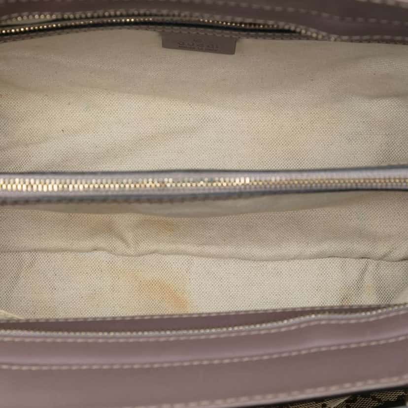 Gucci GG Canvas Mayfair Tote Brown Canvas Good condition - Model View