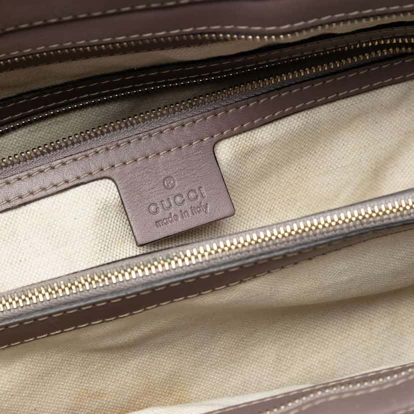 Gucci GG Canvas Mayfair Tote Brown Canvas Good condition - Box View