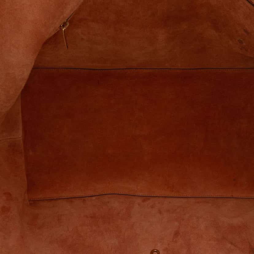 Saint Laurent Leather Y Tote Brown Leather Fair condition - Model View