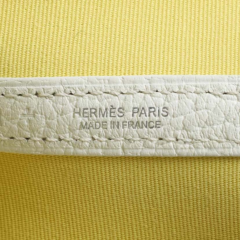 Hermès Toile and Negonda Garden Party 36 Yellow Canvas Good condition - Box View