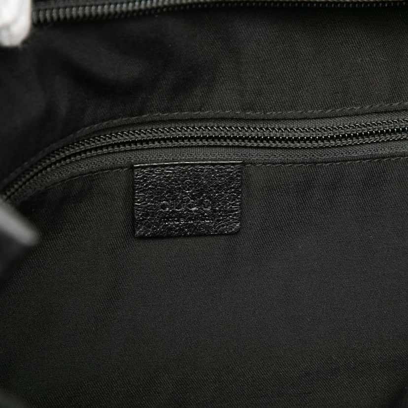 Gucci GG Canvas Web Tote Black Canvas Very good condition - Box View