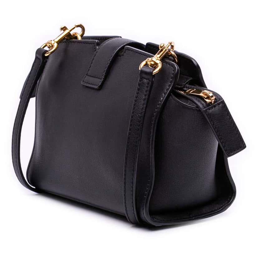 Saint Laurent Toy Leather Monogram Cabas Black Leather Very good condition - Back View