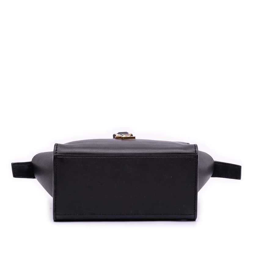 Saint Laurent Toy Leather Monogram Cabas Black Leather Very good condition - Inside View