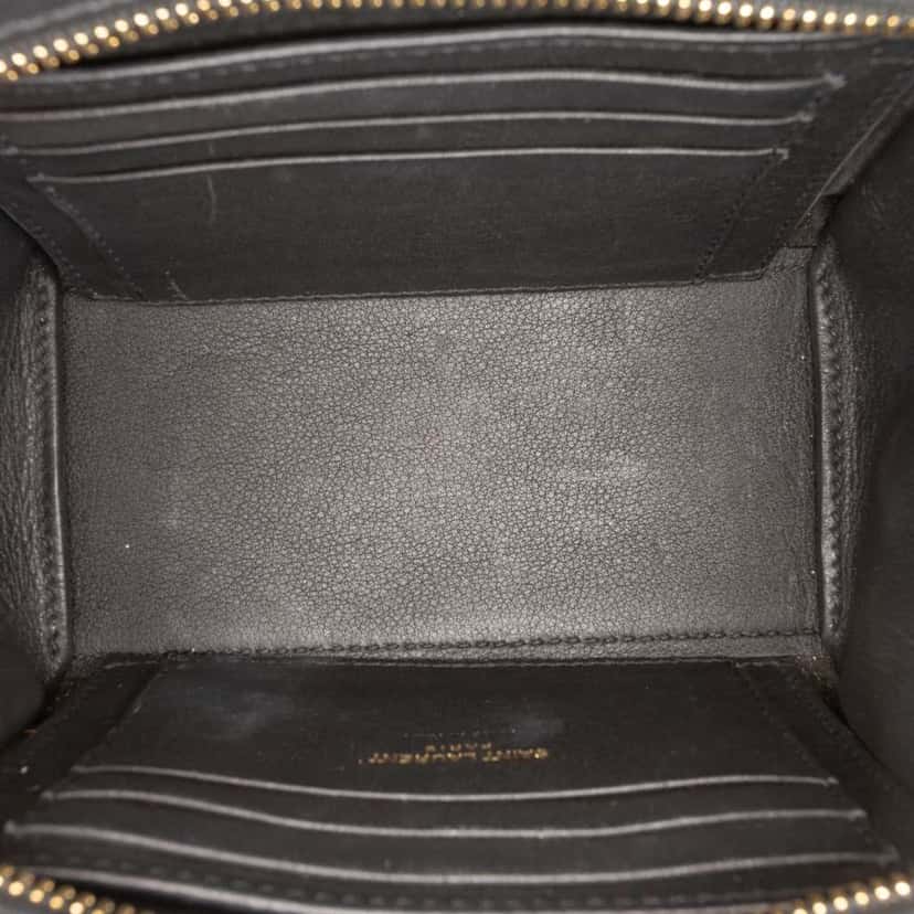 Saint Laurent Toy Leather Monogram Cabas Black Leather Very good condition - Model View