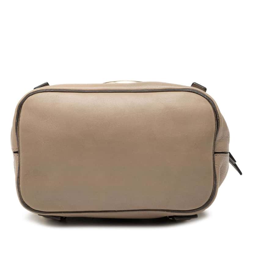 Chloé Mini Calfskin and Suede Faye Backpack Brown Leather Good condition - Inside View