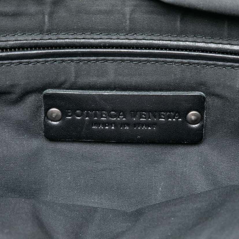Bottega Veneta Nappa Intrecciato Clutch Black Leather Good condition - Box View