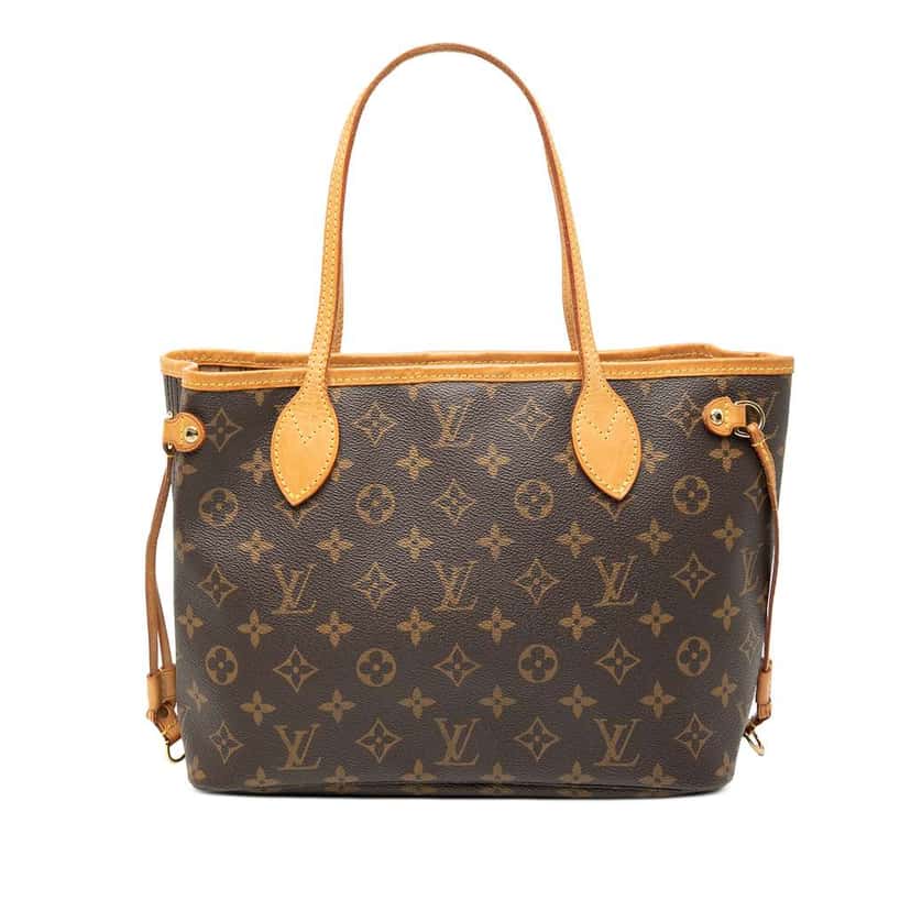 Louis Vuitton Monogram Neverfull PM Brown Good condition - Front View