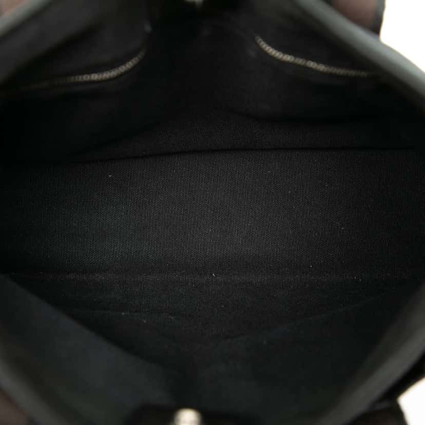 Hermès Canvas Sac Troca Horizontal PM Black Canvas Good condition - Model View