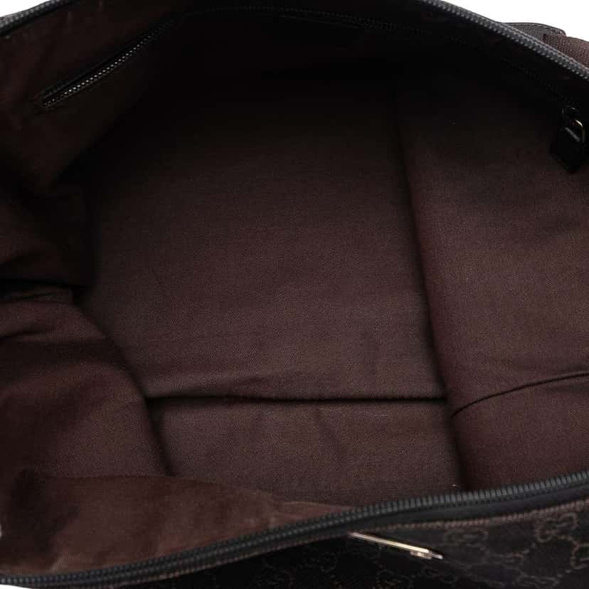 Gucci GG Denim Crossbody Brown Denim Very good condition - Model View