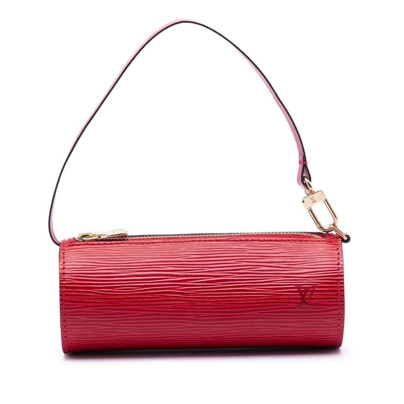 Louis Vuitton Epi Pochette Papillon Red Leather Good condition - Front View