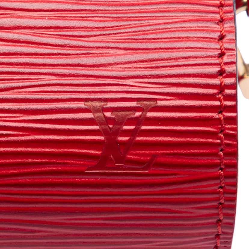 Louis Vuitton Epi Pochette Papillon Red Leather Good condition - Box View