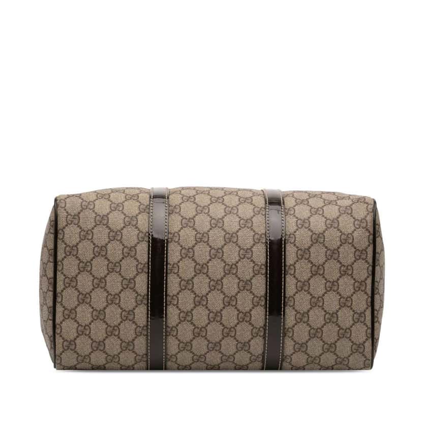Gucci Medium GG Supreme Joy Boston Bag Brown Canvas Good condition - Inside View
