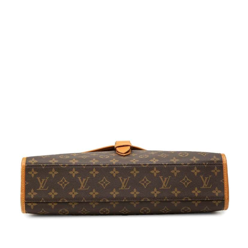 Louis Vuitton Monogram Beverly Briefcase MM Brown Fair condition - Inside View