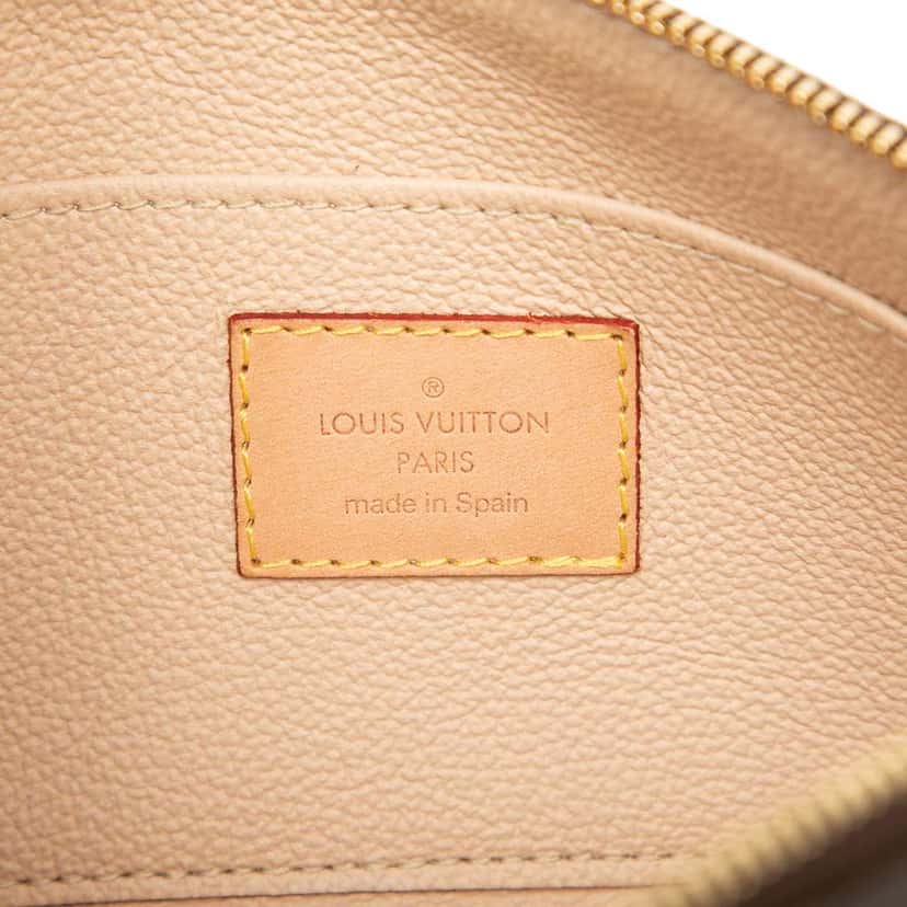 Louis Vuitton Monogram Cosmetic Pouch PM Brown Good condition - Box View