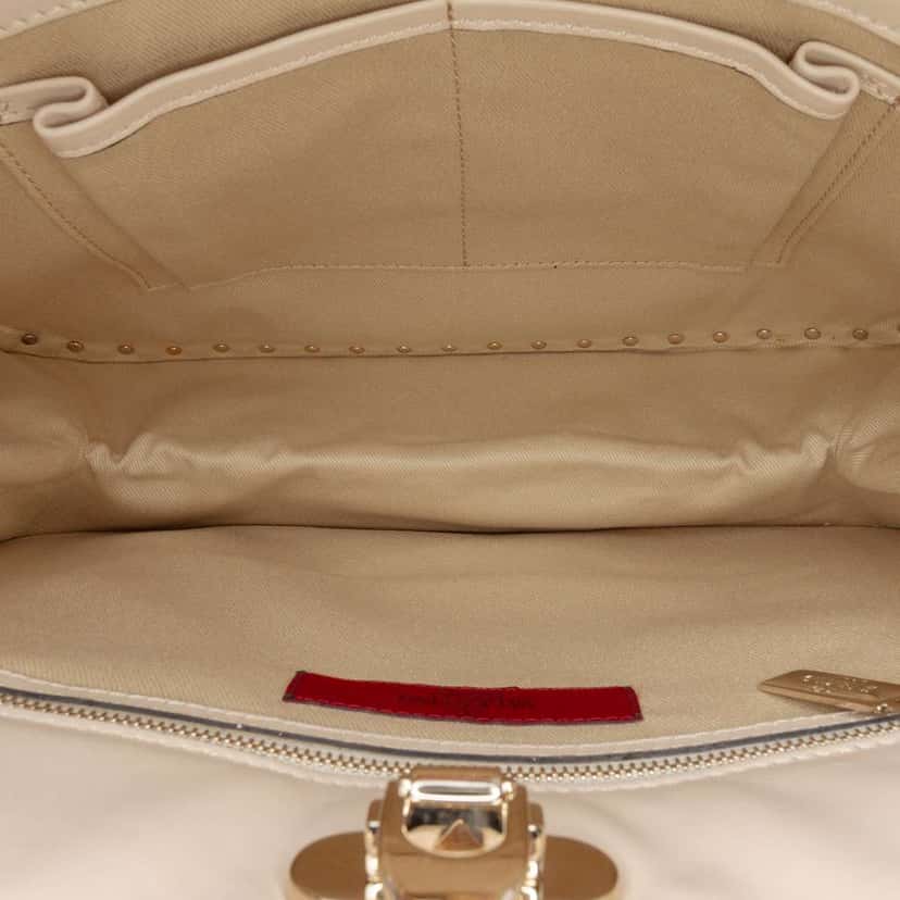 Valentino Leather Rockstud Shoulder Bag Brown Leather Good condition - Model View