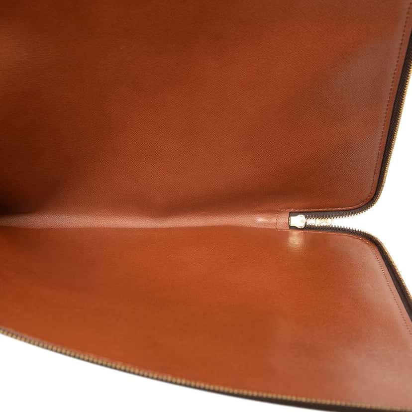 Louis Vuitton Monogram Poche Documents Portfolio Brown Good condition - Model View