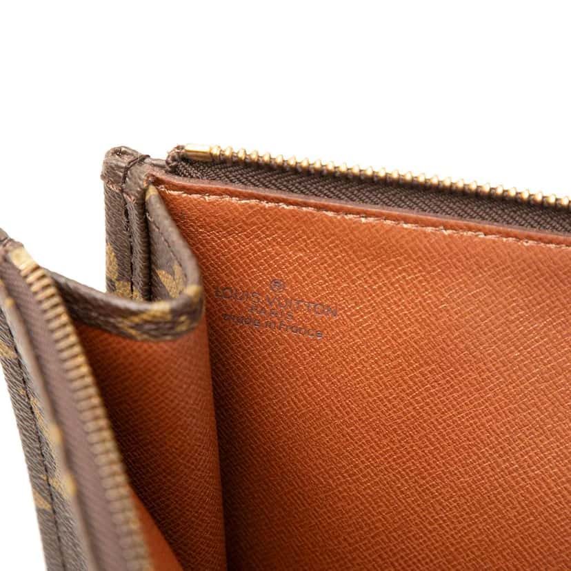 Louis Vuitton Monogram Poche Documents Portfolio Brown Good condition - Box View