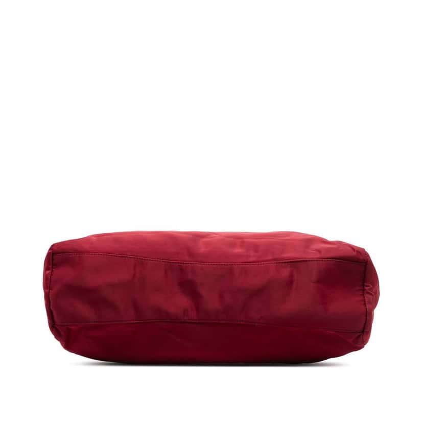 Prada Tessuto Logo Drawstring Tote Red Good condition - Inside View