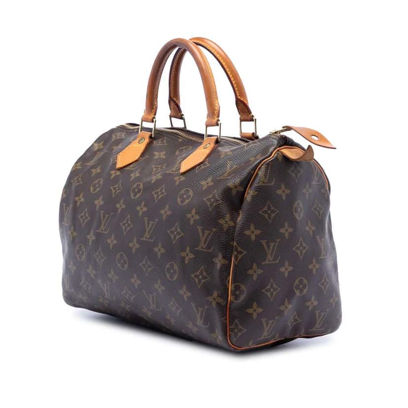 Louis Vuitton Monogram Speedy 30 Brown Very good condition - Back View