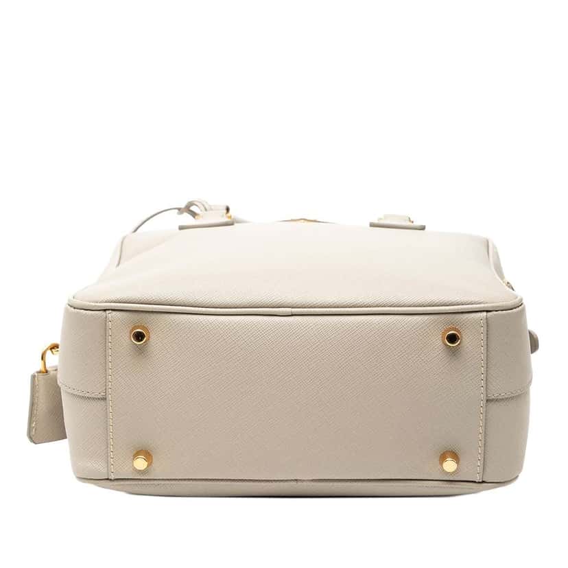 Prada Saffiano Lux Satchel Brown Leather Very good condition - Inside View
