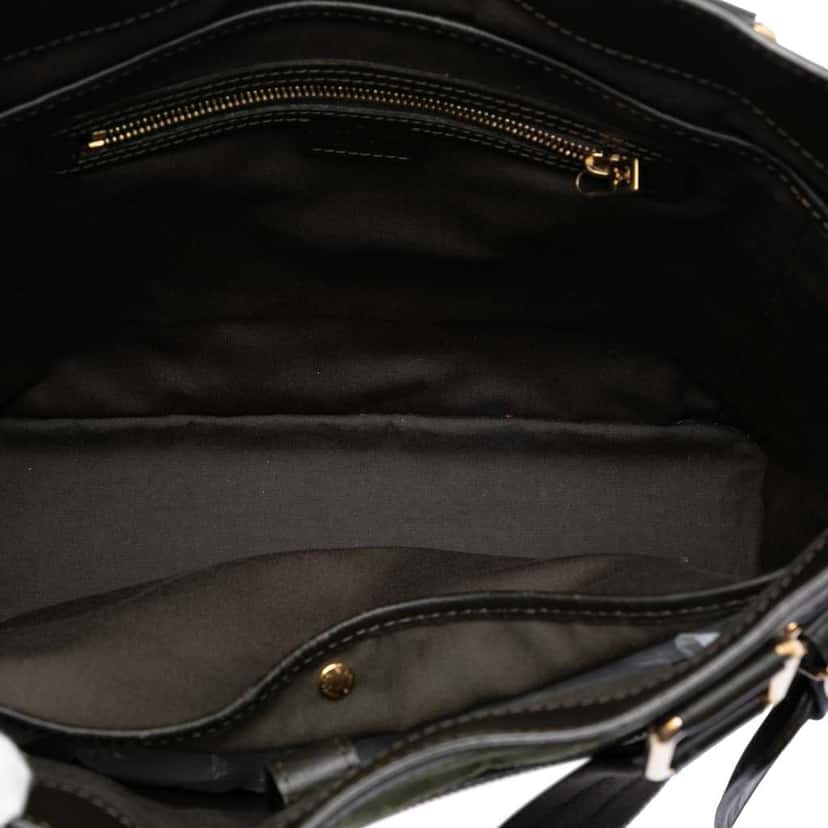 Louis Vuitton Monogram Mini Lin Lucille GM Green Canvas Very good condition - Model View