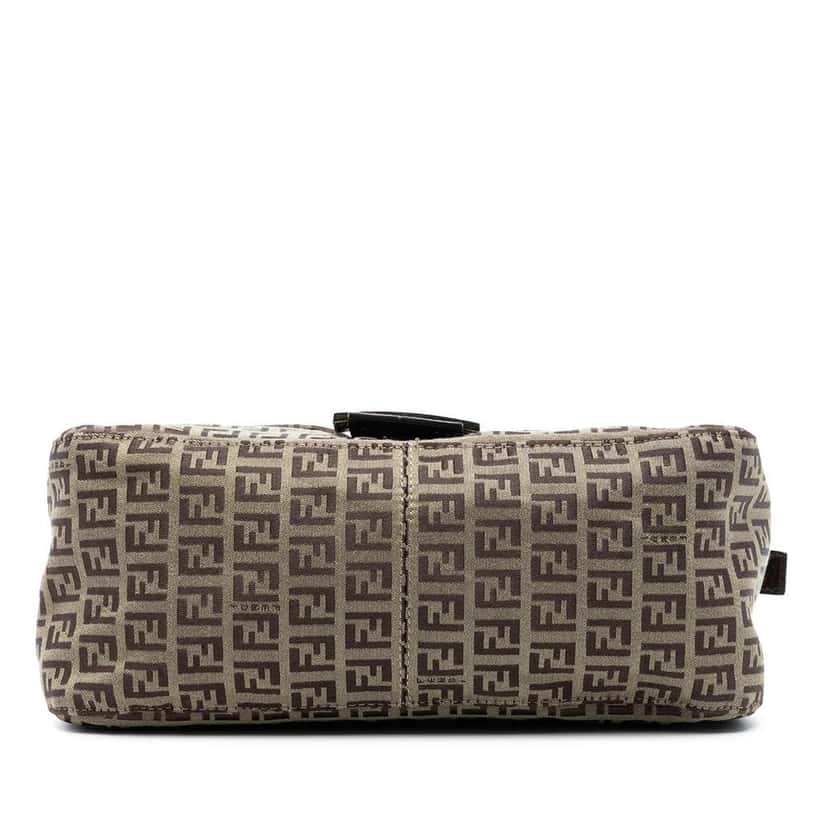Fendi Zucchino Canvas Mamma Forever Brown Canvas Good condition - Inside View