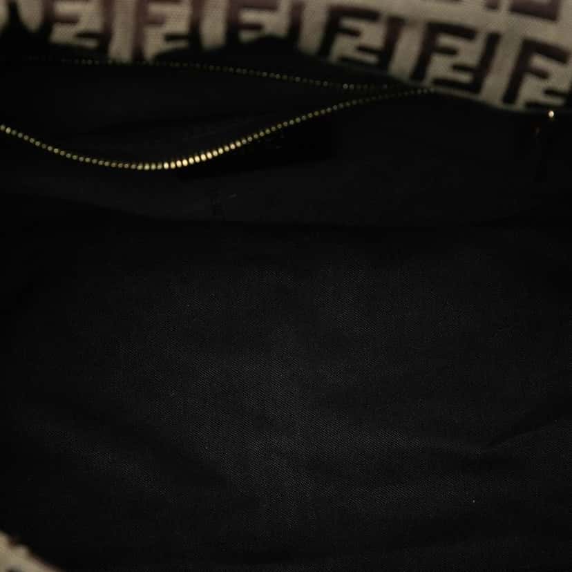 Fendi Zucchino Canvas Mamma Forever Brown Canvas Good condition - Model View