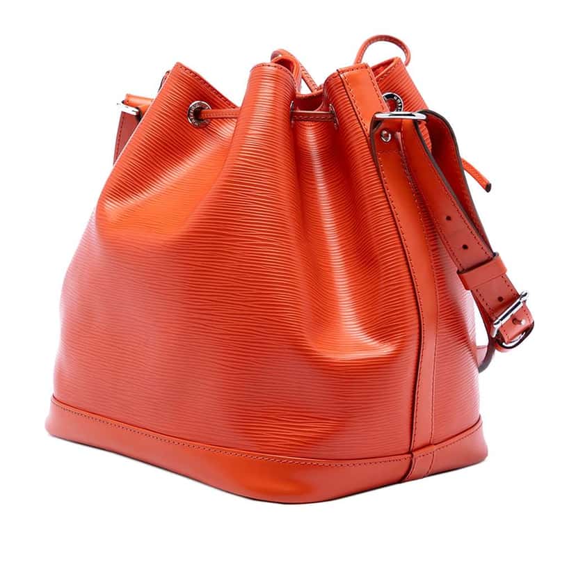 Louis Vuitton Epi Petit Noe Orange Leather Good condition - Back View